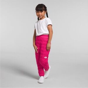Kids The North Face Fuchsia Reversible Snow Pants